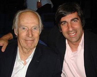 Seth with Beatles Producer George Martin