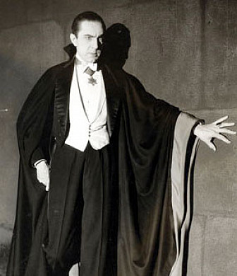 Lugosi playing Dracula.