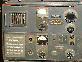 Amplifier section of the German tape recorder