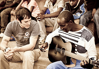 At a diabedes clinic in Rwanda