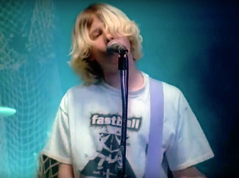 Ben Kweller rocking a Fastball T-shirt if the Radish video for "Little Pink Stars"