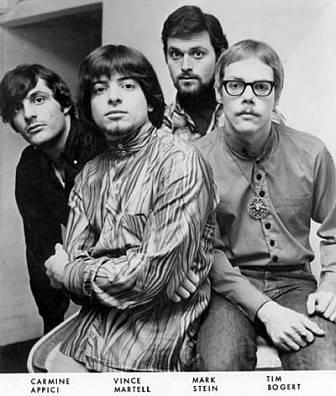 Vanilla Fudge promotional card with Carmine's name misspelled