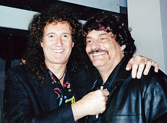 Carmine with Brian May