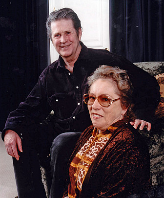 Carol with Brian Wilson