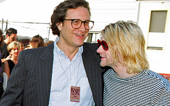 Goldberg with Kurt Cobain