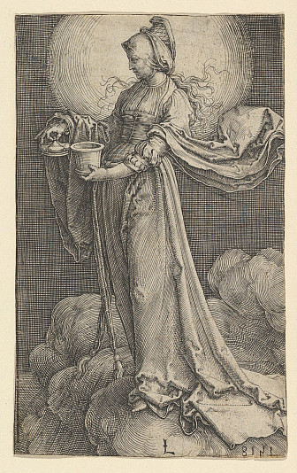 St. Mary Magdalene on the Clouds, Lucas van Leyden, 1518
