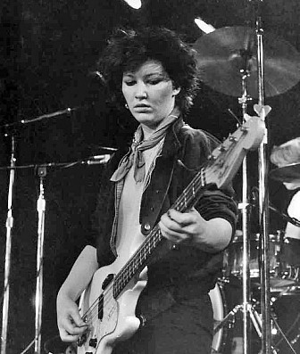 Kathy performing at the Roxy Theater in 1981. Photo by Pam Martinez.
