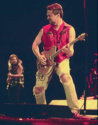 Eddie Van Halen on the Balance Tour, San Jose Arena, 1995. Photo by Chris Gill