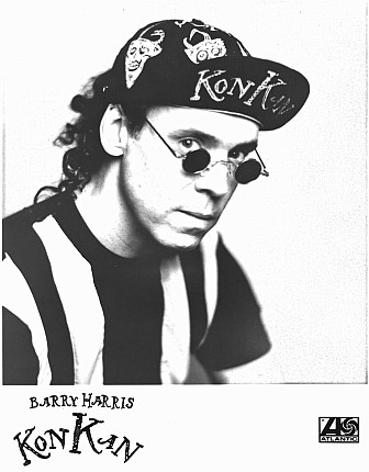 Barry with his signature look from back in the day