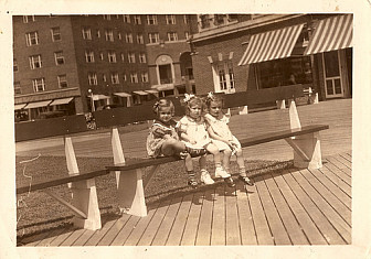 Asbury Park Boardwalk, c 1935 (outside the Berkeley)<br>Photo: Graham Skeate