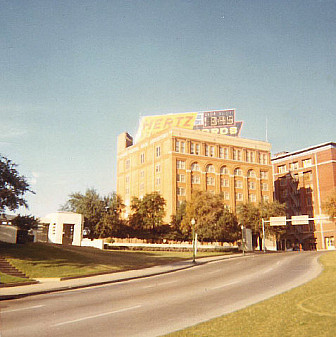 Dealey Plaza, c 1969<br>Photo: <a href="https://commons.wikimedia.org/wiki/File:Dealey_Plaza_(1969).jpg">James G. Howes</a>, via Wikimedia Commons
