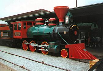 The old steam train "Chattanooga Choo Choo" at the old station in Chattanooga