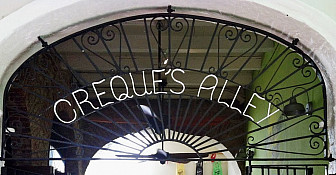 The real Creeque Alley - actually Creque's Alley