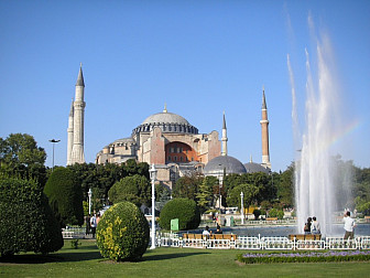 Exterior of the Hagia Sophia, Turkey