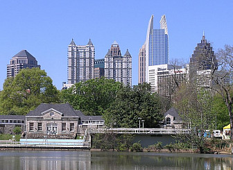 Atlanta skyline<br>Photo: <a href="https://commons.wikimedia.org/wiki/File:Midtown_Atlanta_skyline_from_Clara_Meer_in_Piedmont_Park.JPG">Daniel Mayer</a>, <a href="http://creativecommons.org/licenses/by-sa/3.0/">CC BY-SA 3.0</a>, via Wikimedia Commons