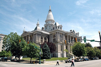 Tippecanoe courthouse in Lafayette