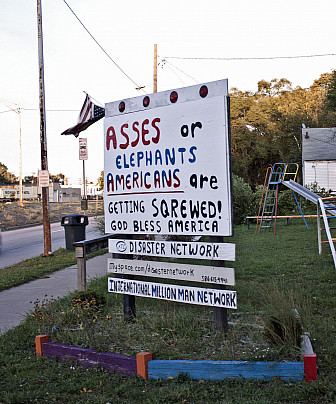 Political statement on 8 Mile and 75<br>Photo: <a href="https://www.flickr.com/photos/chrisgottardo/8025432978/" target="_blank">Chris Gottardo</a>, via Flickr, CC 2.0