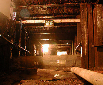 Inside Springhill mine, 2007