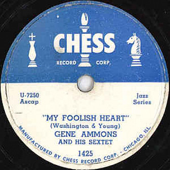 Gene Ammons on vinyl 45 rpm